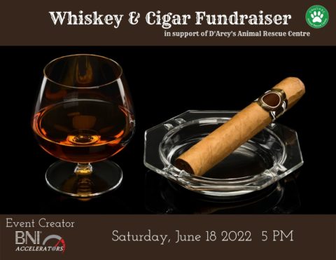 Whiskeys and Cigars Sampling Fundraiser - June 2022 - Charity Event